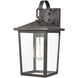 Fetterton 2 Light 14 inch Powder Coated Bronze Outdoor Wall Sconce